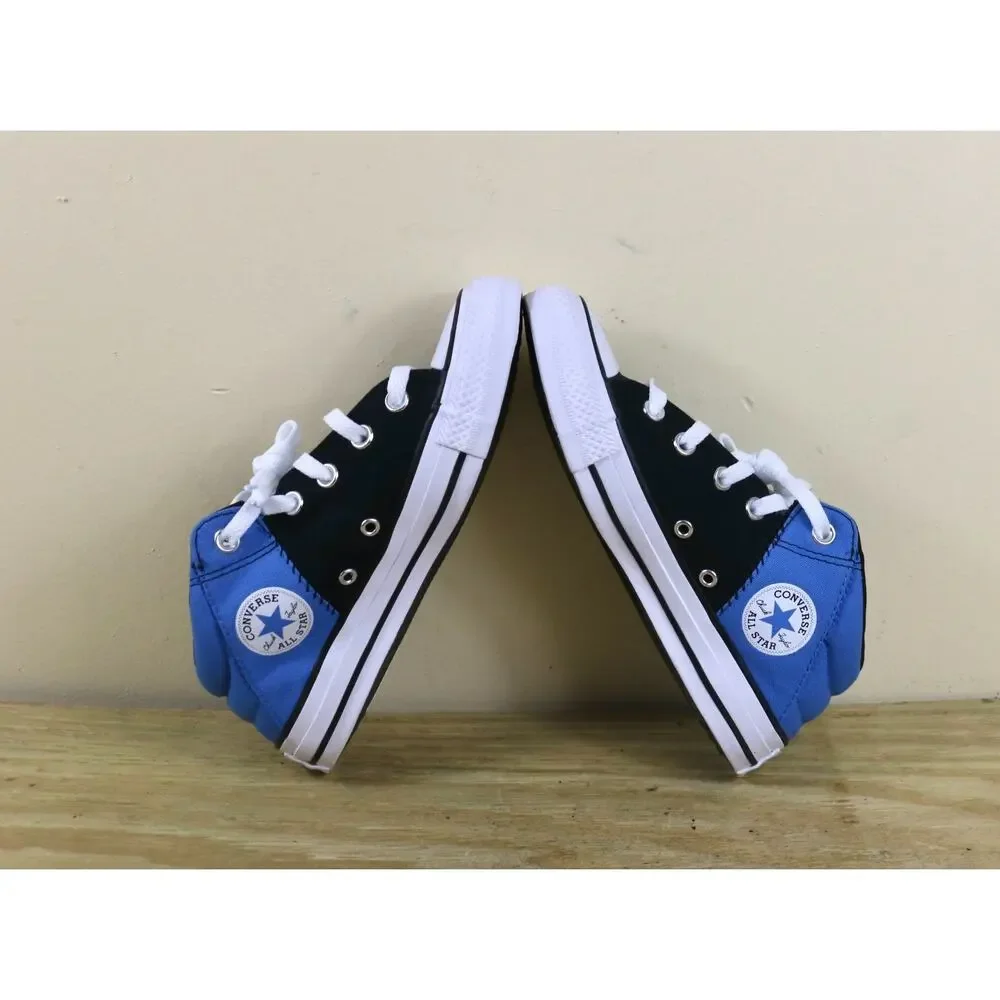 New Converse Sneakers Boys 4 Blue Black Colorblock Chuck Taylor All Star Axel